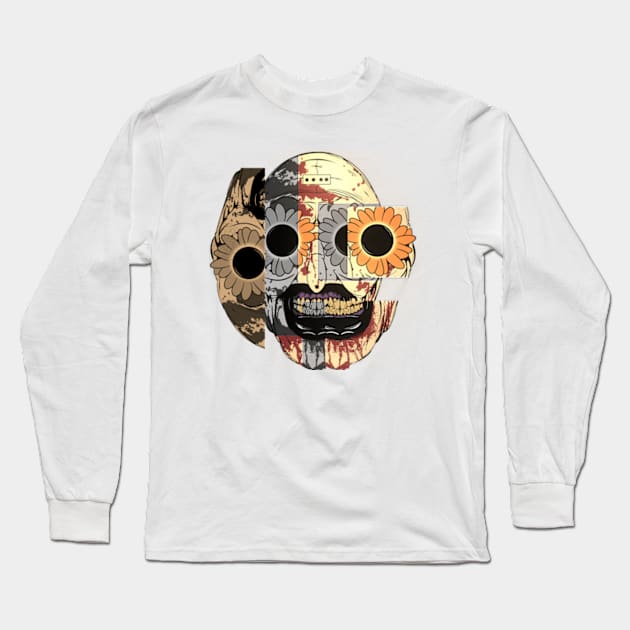 Art The Clown Puzzle Face Long Sleeve T-Shirt by Veljam